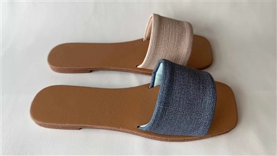 여름 캔버스 패션 슬리퍼